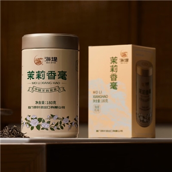 中茶|海堤 海堤传奇茉莉花茶 180g/罐 AT10JA （需预定）