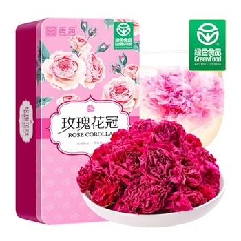 贡苑 玫瑰花冠 花茶 75g