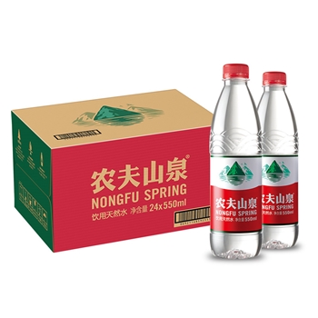 农夫山泉 饮用天然水550ml*24瓶/箱