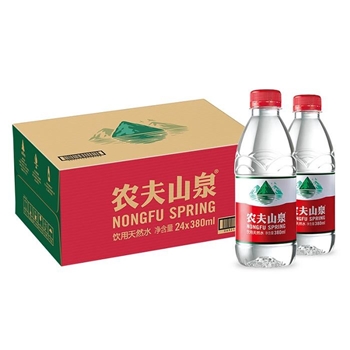 农夫山泉 饮用天然水380ml*24瓶/箱