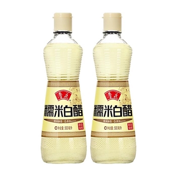 鲁花 糯米白醋 500ml*2瓶/组