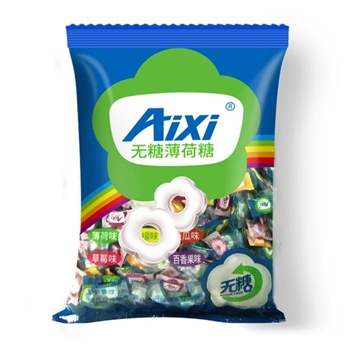 Aixi 无糖薄荷糖 （薄荷+柠檬+菠萝+百香果）四口味混合装 2280g