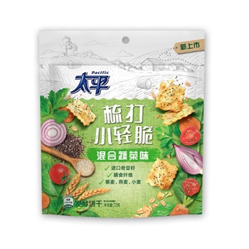 太平 梳打小轻脆 混合蔬菜奇亚籽味 72g