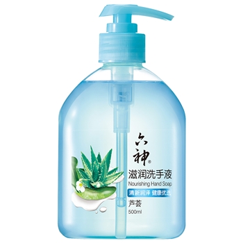 六神 滋润洗手液 芦荟精华 500ml