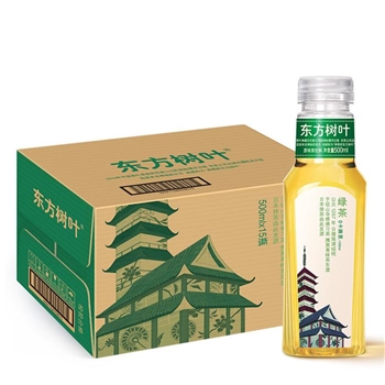 饮料 农夫山泉 东方树叶绿茶 500ml*15瓶